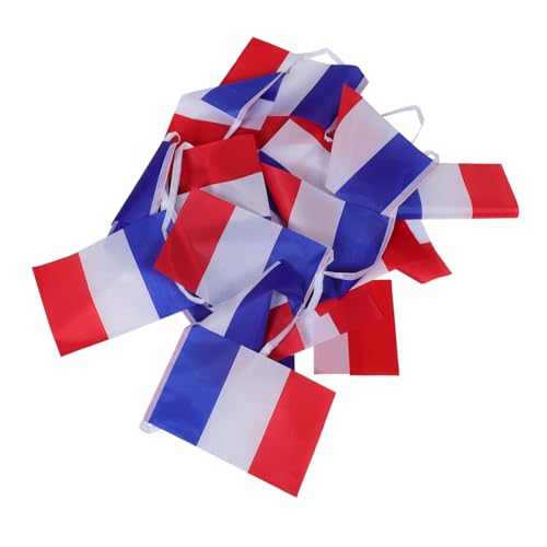 ifundom Frankreich Flaggen Wimpelkette Mini Flaggenbanner Leicht Tragbar Wetterfest Für Party Dekorationen Französisches Motto Indoor Outdoor ifundom Frankreich Flaggen Wimpelkette Mini Flaggenbanner Leicht Tragbar Wetterfest Für Party Dekorationen Französisches Motto Indoor Outdoor von ifundom