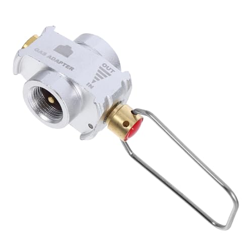 ifundom Gasflaschen Adapter für Camping Gaskartuschen Leichter Kompakter Outdoor Gas Refill Adapter Wiederverwendbarer Gasflaschen Ventil Anschluss für Wandern und Picknick ifundom Gasflaschen Adapter für Camping Gaskartuschen Leichter Kompakter Outdoor Gas Refill Adapter Wiederverwendbarer Gasflaschen Ventil Anschluss für Wandern und Picknick von ifundom