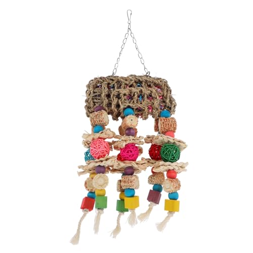 ifundom Großes Papagei Kauspielzeug aus Natürlichem Holz mit Robustem Hänge Design Langlebiges Vogel kauspielzeug für Papageienkäfig Interaktives gegen Käfigbeißen Geeignet für Vogelarten ifundom Großes Papagei Kauspielzeug aus Natürlichem Holz mit Robustem Hänge Design Langlebiges Vogel kauspielzeug für Papageienkäfig Interaktives gegen Käfigbeißen Geeignet für Vogelarten von ifundom