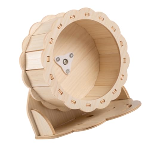 ifundom Hamster Laufrad Holz Øcm Hamsterrad mit Sonnenblumen Design und Wolkenhalterung Geräuscharmes Kleintier Laufrad Trainingsspielzeug für Zwerghamster und Kleine Haustiere ifundom Hamster Laufrad Holz Øcm Hamsterrad mit Sonnenblumen Design und Wolkenhalterung Geräuscharmes Kleintier Laufrad Trainingsspielzeug für Zwerghamster und Kleine Haustiere von ifundom