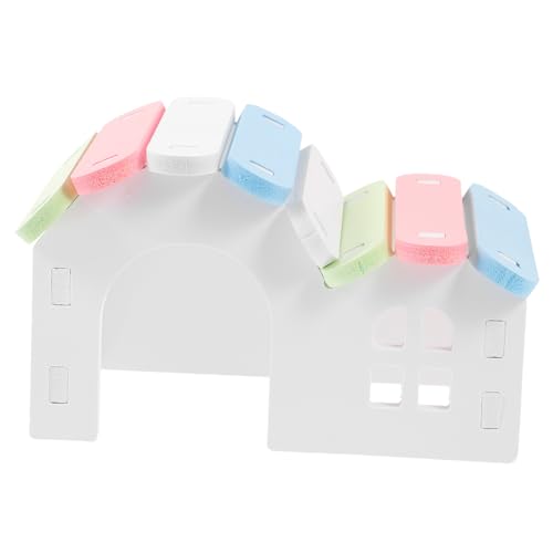 ifundom Hamsterhaus aus Holz Buntes Kleines Versteck für Zwerghamster Beißfestes Kleintierhaus Gemütlicher Schlafplatz und Rückzugsort für Kleine Haustiere Sicheres Nagetier ifundom Hamsterhaus aus Holz Buntes Kleines Versteck für Zwerghamster Beißfestes Kleintierhaus Gemütlicher Schlafplatz und Rückzugsort für Kleine Haustiere Sicheres Nagetier von ifundom