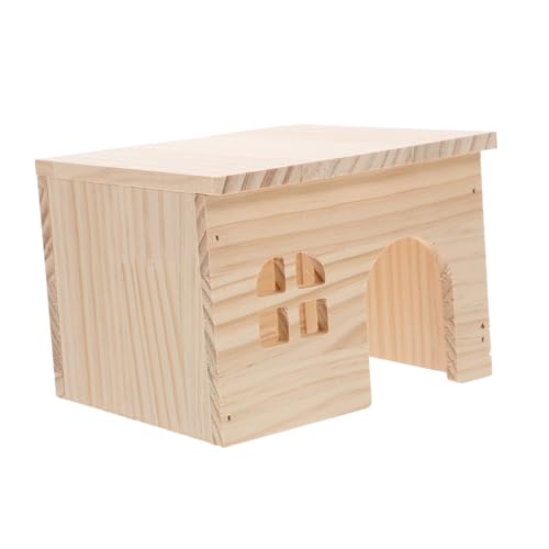 ifundom Hamsterhaus aus Naturholz mit Futter und Wasserstation rutschfeste Rampe Ausbruchsicheres Kleintierversteck Multifunktionales Spielhaus für Hamster Ratten und Rennmäuse ifundom Hamsterhaus aus Naturholz mit Futter und Wasserstation rutschfeste Rampe Ausbruchsicheres Kleintierversteck Multifunktionales Spielhaus für Hamster Ratten und Rennmäuse von ifundom