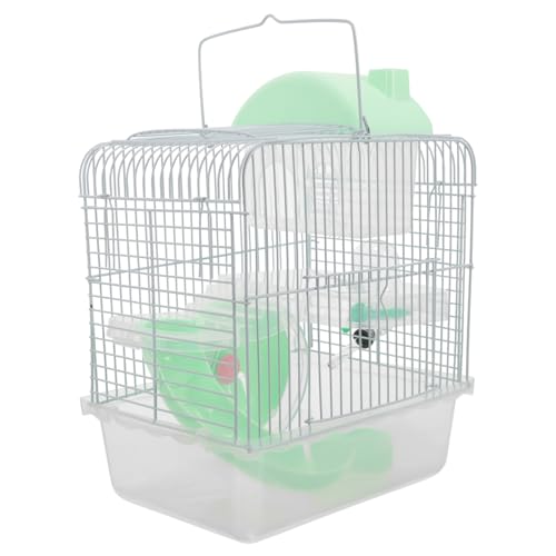 ifundom Hamsterkäfig aus Draht Doppelstöckige Transparente Villa für Kleintiere für Hamster Meerschweinchen und Ratten und Praktisch für Spiel und von ifundom