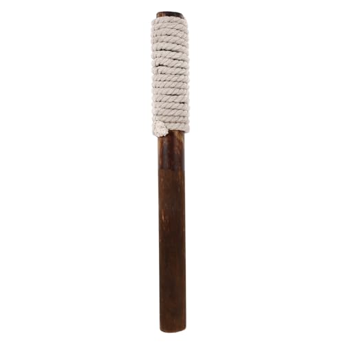 ifundom Handgefertigte Holzfackel Gartenfackel ohne Kabel für Festival Dekoration Langlebige Outdoor Holzfackel mit Geflochtenem Design für Terrasse und Wegbeleuchtung ifundom Handgefertigte Holzfackel Gartenfackel ohne Kabel für Festival Dekoration Langlebige Outdoor Holzfackel mit Geflochtenem Design für Terrasse und Wegbeleuchtung von ifundom