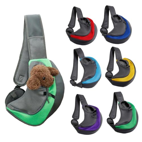 ifundom Haustier Tragetasche Schultertasche aus Polyester Leicht und Langlebig mit Breitem Schultergurt Modischem Design S Grün für Kleine Hunde und Katzen Unterwegs ifundom Haustier Tragetasche Schultertasche aus Polyester Leicht und Langlebig mit Breitem Schultergurt Modischem Design S Grün für Kleine Hunde und Katzen Unterwegs von ifundom