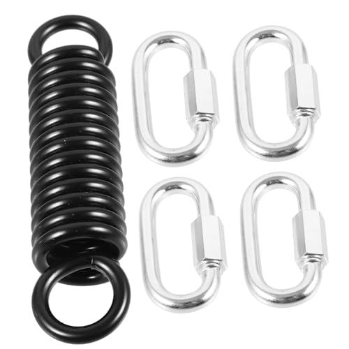 ifundom Heavy Duty Swing Feder Set Metall Hängesessel Aufhängung Feder Outdoor Hängematte Zubehör mit Drehfeder und Dämpfung für Garten Schaukel Erwachsene ifundom Heavy Duty Swing Feder Set Metall Hängesessel Aufhängung Feder Outdoor Hängematte Zubehör mit Drehfeder und Dämpfung für Garten Schaukel Erwachsene von ifundom