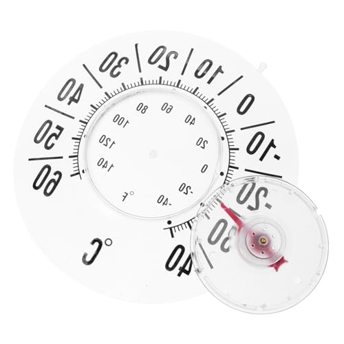 ifundom Hochpräzises Fensterthermometer mit robuster Saugnapfhalterung Tragbar für Innenräume Babyzimmer Handlich Ablesbar Geeignet für Haus und Fensterbrett Stabiles Raumthermometer von ifundom