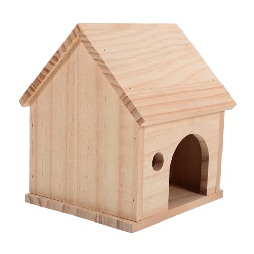 ifundom Holz Hamsterhaus für Kleintiere Hamsterversteck Niedliches Design Rückzugsort für Hamster und Meerschweinchen Sicheres und Langlebiges Material für Haustiere ifundom Holz Hamsterhaus für Kleintiere Hamsterversteck Niedliches Design Rückzugsort für Hamster und Meerschweinchen Sicheres und Langlebiges Material für Haustiere von ifundom