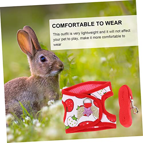 ifundom Kaninchen Geschirr mit Leine Atmungsaktive Leichte Haustierweste für Kleine Nager Wie Kaninchen Chinchillas und Meerschweinchen Verstellbar Bequem Strapazierfähig für Outdoor ifundom Kaninchen Geschirr mit Leine Atmungsaktive Leichte Haustierweste für Kleine Nager Wie Kaninchen Chinchillas und Meerschweinchen Verstellbar Bequem Strapazierfähig für Outdoor von ifundom