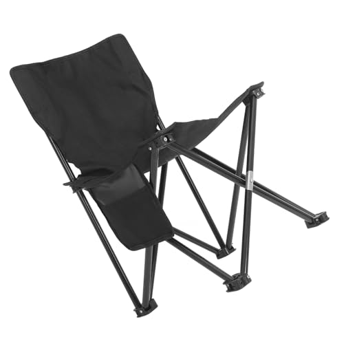 ifundom Klappstuhl Mittelgroß Faltbar Campingstuhl Outdoor Sitzgelegenheit Tragbar Robust für Angeln Strand Garten Sportveranstaltungen von ifundom