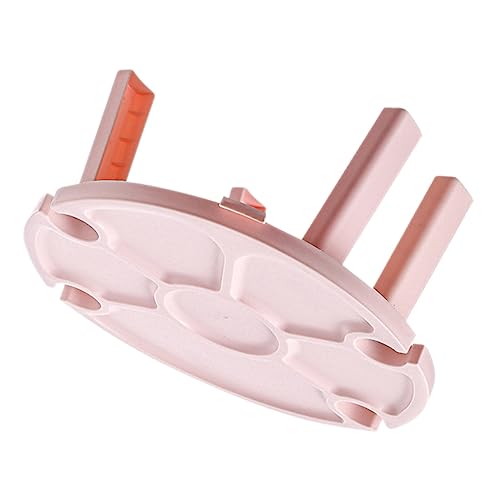 ifundom Klapptisch tragbarer Tisch Tragbarer Picknicktisch Campingtische tragbar klappbar Mini-Picknicktisch tragbarer Faltpicknicktisch Plastik Rosa Wiederverwendbar von ifundom