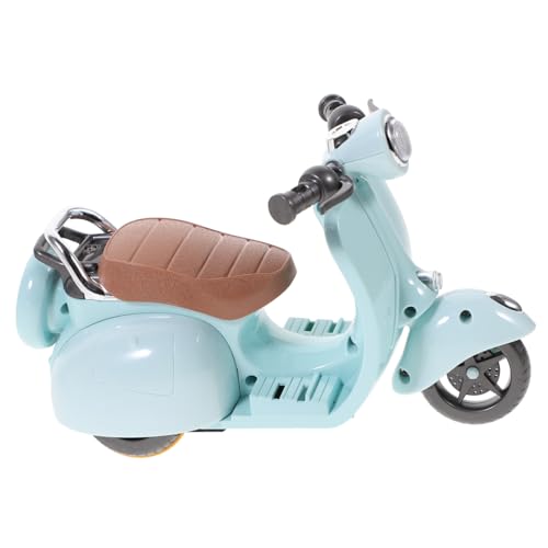 ifundom Kreatives Hamster Drehendes Motorrad mit Musik und Licht für Kleine Haustiere Fördert Bewegung und Spaß Batterien Blau von ifundom