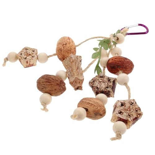 ifundom Hängendes Beißspielzeug Aus Holz Für Papageien Vogelkäfig Nahrungssuchspielzeug Kauspielzeug Für Haustiere Sittichspielzeug Vogelspielzeug ifundom Hängendes Beißspielzeug Aus Holz Für Papageien Vogelkäfig Nahrungssuchspielzeug Kauspielzeug Für Haustiere Sittichspielzeug Vogelspielzeug von ifundom