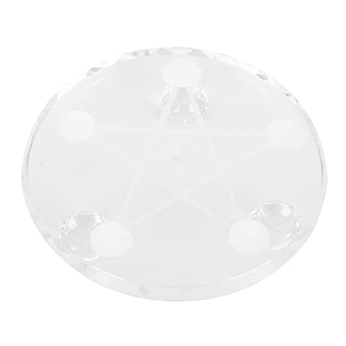 ifundom Kristallarraykugelhalterung im Freien Kristallständer Anzeige Achatbasis Showcase Tischständer aus Achat Kristallkugelhalter Globe Display Ständer Ornament Display Stand Glas Weiß von ifundom