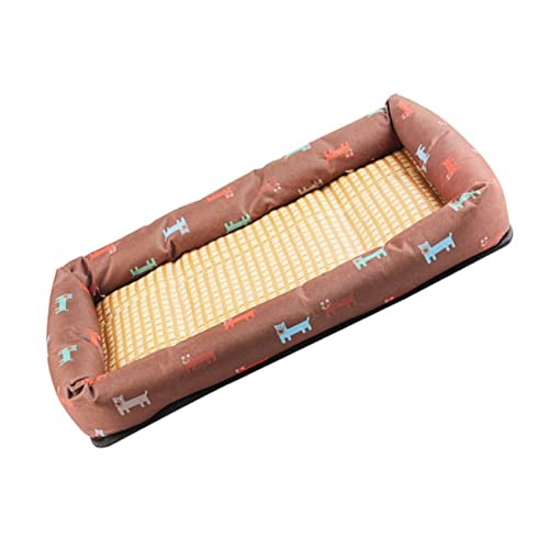 ifundom Kühlmatte für Haustiere Atmungsaktive Sommermatte aus Rattan und Waschbar für Katzen S ifundom Kühlmatte für Haustiere Atmungsaktive Sommermatte aus Rattan und Waschbar für Katzen S von ifundom