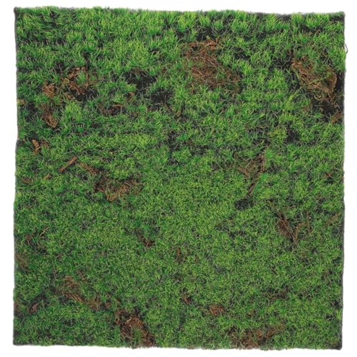 ifundom Künstliche Moosmatte Realistischer Grasenteppich für Garten Terrasse und Hochzeiten Pflegeleicht und Installieren Synthetischer von ifundom