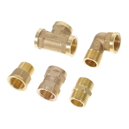 ifundom Kupplung Messing Schlauchverbinder Gartenschlauch Adapter Robust Langlebig Teiliges für Garten Bewässerung Pflanzenpflege Waschmaschine von ifundom