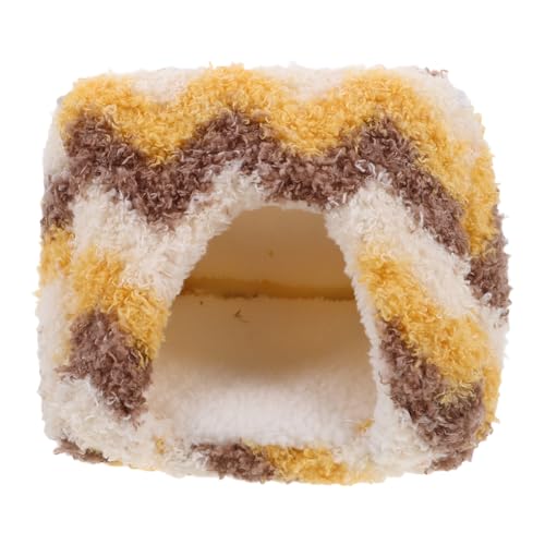 ifundom Kuscheliges Kleintierbett aus Korallfleece Wärmendes Winterhaus für Hamster Zuckersegler Eichhörnchen und Kleine Haustiere Komfortables Schlafnest Waschbar und Tragbar von ifundom