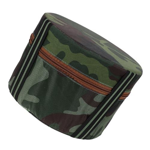 ifundom Leichter Gartenhocker Hoher Tragbarer Robuster Outdoor Sitz für Camping Angeln Gartenarbeit Klappbarer Mobiler Foam Stool in Tarnfarben für Feldarbeit und Picknick von ifundom