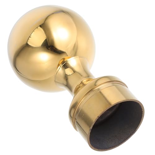 ifundom Metal Flagpole Ball Topper aus Langlebigem Metall Wetterbeständig Stabiler Sitz Einfache Befestigung Stilvolles Design für Innen Außenfahnen für Feierlichkeiten und Paraden ifundom Metal Flagpole Ball Topper aus Langlebigem Metall Wetterbeständig Stabiler Sitz Einfache Befestigung Stilvolles Design für Innen Außenfahnen für Feierlichkeiten und Paraden von ifundom