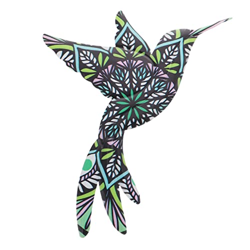 ifundom Eisen Hummingbird Wanddeko Metall Wandbehang Farbige Hängedekoration für Wohnzimmer Balkon und Garten Attraktives Kunstwerk für Außenbereich ifundom Eisen Hummingbird Wanddeko Metall Wandbehang Farbige Hängedekoration für Wohnzimmer Balkon und Garten Attraktives Kunstwerk für Außenbereich von ifundom