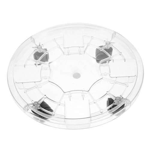 ifundom Mobiler Pflanzenroller mit Universalrädern Runder Pflanzentablett Untersetzer Langlebiger Pflanzenhalter für Blumentöpfe Bodenschonend Vielseitig Einsetzbar Transportfreundlich von ifundom