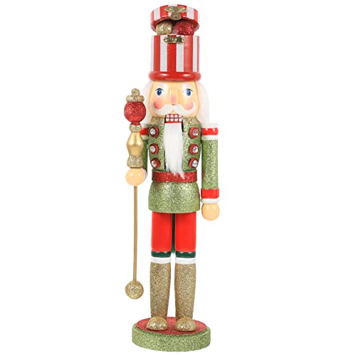 ifundom Nussknacker Soldat Dekoration für Tisch Outdoor-Tischdekoration Mini-Figuren Nussknacker-Figur aus Holz Baumfigur Puppenspielzeug Nussknacker-Weihnachtsschmuck von ifundom