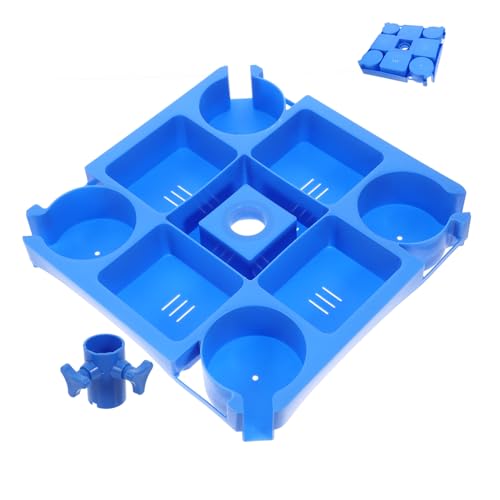 ifundom Outdoor Getränkehalter für Strand und Patioschirme Tragbares Tablett mit Snack Fächern und Handy Schlitzen Kompatibel mit Verschiedenen Gartenmöbeln und Leicht zu ifundom Outdoor Getränkehalter für Strand und Patioschirme Tragbares Tablett mit Snack Fächern und Handy Schlitzen Kompatibel mit Verschiedenen Gartenmöbeln und Leicht zu von ifundom