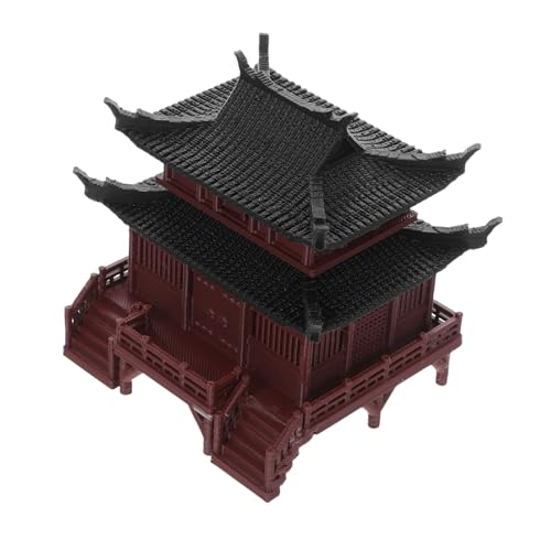 ifundom Pagodenfigur Asiatischer Stil Praktisch und Robust für Schreibtisch und Bonsai Geeignet für Aquarium und Zen-Garten Dekorativ und Pflegeleicht Schafft Harmonisches Mikroklima von ifundom