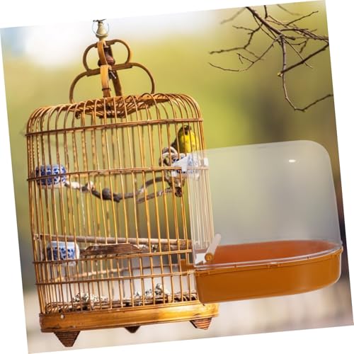 ifundom Papageien badewanne aus Leichtem Bruchsicherem Material Hängendes Vogelbad für Wellensittiche Nymphensittiche Kanarienvögel Stressreduzierendes Badebecken zur Natürlichen ifundom Papageien badewanne aus Leichtem Bruchsicherem Material Hängendes Vogelbad für Wellensittiche Nymphensittiche Kanarienvögel Stressreduzierendes Badebecken zur Natürlichen von ifundom