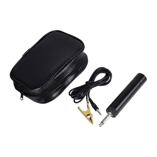 ifundom Piezo-Tonabnehmer Audio-Klinkenadapter Jack Plug Converter Mikrofon-Klinkenadapter Kopfhöreradapter -Adapter Klinkenstecker Adapter Mikrofonkonverter Metall Schwarz von ifundom