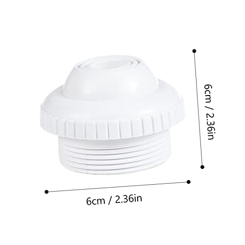 ifundom Pool Einlaufdüse Drehbar PVC Ersatz Jet Fitting Massage Spa Zubehör Verstellbare Strahlauslass Düse für Schwimmbecken und ifundom Pool Einlaufdüse Drehbar PVC Ersatz Jet Fitting Massage Spa Zubehör Verstellbare Strahlauslass Düse für Schwimmbecken und von ifundom