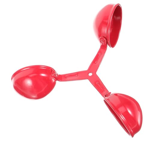 ifundom Professioneller Windmessbecher aus Aluminiumlegierung Langlebiger Windgeschwindigkeitssensor Ersatzteil für Wetterstationen Präzise Windstrommessung Installieren Rot von ifundom