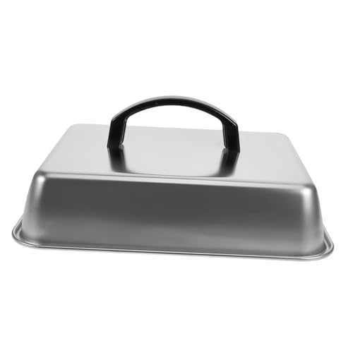 ifundom Rechteckige Schmelzkuppel Basting Cover für Grill Dämpfen und Anrichten von Speisen Hitzebeständig für Steak und Westliche Küche Design für Zuhause und ifundom Rechteckige Schmelzkuppel Basting Cover für Grill Dämpfen und Anrichten von Speisen Hitzebeständig für Steak und Westliche Küche Design für Zuhause und von ifundom