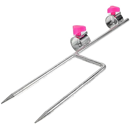 ifundom Regenschirm-Clip-Halter Strand Regenschirme schwer Sonnenschirmständer Erdspieß für Steht Regenschirm mit Ständer Eisen von ifundom