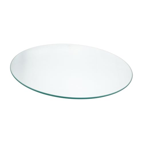 ifundom Runde Glasplatte Aus Gehärtetem Dickem Glas Für Couchtisch Und Esstisch Vielseitig Einsetzbar Für Hotel Zuhause Und Büro Pflegeleicht Elegantes Design von ifundom