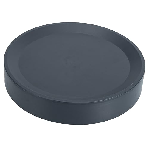 ifundom Runder Pflanzenroller mit Beweglicher Blumentopfuntersetzer mit Wasserspeicherfunktion Vielseitig Einsetzbar für Drinnen und Draußen Grauer Pflanzentopfständer von ifundom