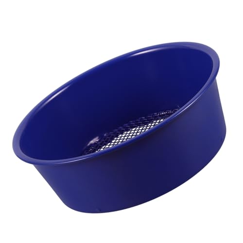 ifundom Rundes Gartensieb mit Feinem Metallnetz Leichtes Einfach zu Bedienendes ERD und Sandsieb für Kies Steine und Blumenerde Vielseitiges Siebwerkzeug für Gartenliebhaber und von ifundom