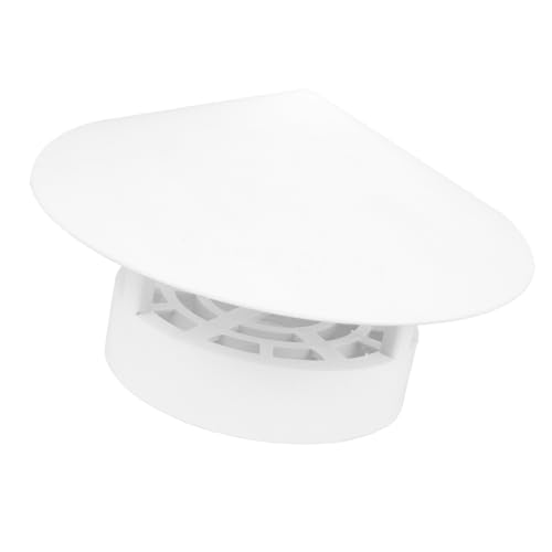 ifundom Schornsteinkappe mit Regenhaube PVC Wetterfeste Kaminabdeckung für Effiziente Belüftung und Schutz vor Wasserschäden Universalgröße Design für Zuhause von ifundom