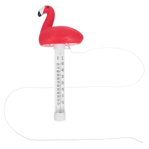 ifundom Schwimmbadthermometer: Lustiges schwimmendes Flamingo-Pooltemperaturthermometer – Wassertemperaturgerät – schnelles Ablesen und hohe Genauigkeit für Spas und Teiche ifundom Schwimmbadthermometer: Lustiges schwimmendes Flamingo-Pooltemperaturthermometer – Wassertemperaturgerät – schnelles Ablesen und hohe Genauigkeit für Spas und Teiche von ifundom
