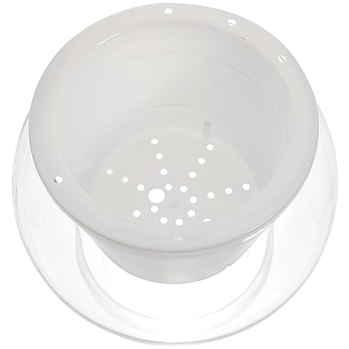 ifundom Selbstbewässernder Blumentopf aus Transparenter Pflanztopf für Aquarien und Innenräume für Blumen Sukkulenten und Zimmerpflanzen Langlebig und Leicht Perfektes Bewässerungssystem von ifundom