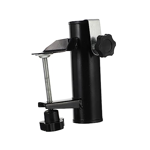 ifundom Sonnenschirmhalter Metallklemme Robust Windfest Schraubfixierung für Schirmstangen Balkon Strand Liegehalterung Vielseitig und Einfach zu Montieren von ifundom