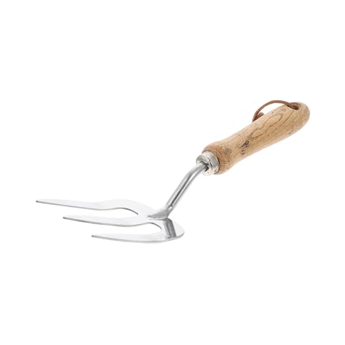 ifundom Tragbare Dreizahn Bonsai Schaufel Vielseitige Gartenforke Ergonomisches Design für Müheloses Pflanzen und Unkrautjäten für Garten und Park von ifundom