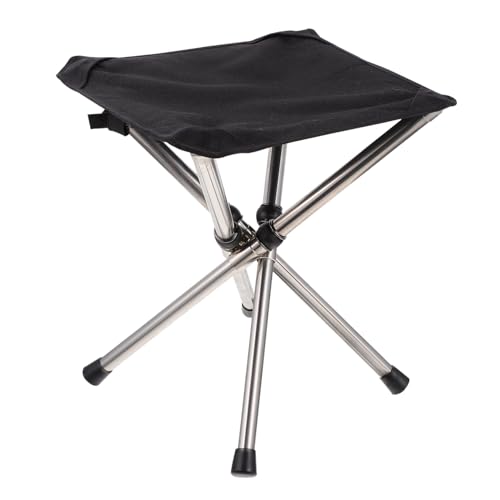 ifundom Tragbarer Outdoor Campinghocker Edelstahl Klappstuhl mit Fixierung Stabiles Sitzmöbel für Angeln Wandern Garten Zusammenklappbar und Kompakt für Einfache Mitnahme ifundom Tragbarer Outdoor Campinghocker Edelstahl Klappstuhl mit Fixierung Stabiles Sitzmöbel für Angeln Wandern Garten Zusammenklappbar und Kompakt für Einfache Mitnahme von ifundom