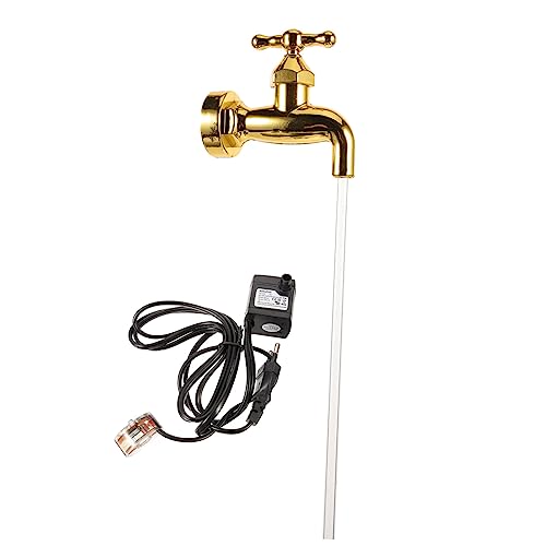 ifundom Unsichtbarer Fließender Wasserhahn Gartendekor mit LED pumpe Schwimmender Outdoor Wasserspiel für Garten und Terrasse Kunststoff Kreatives DIY kunstobjekt Wasserzirkulierend ifundom Unsichtbarer Fließender Wasserhahn Gartendekor mit LED pumpe Schwimmender Outdoor Wasserspiel für Garten und Terrasse Kunststoff Kreatives DIY kunstobjekt Wasserzirkulierend von ifundom