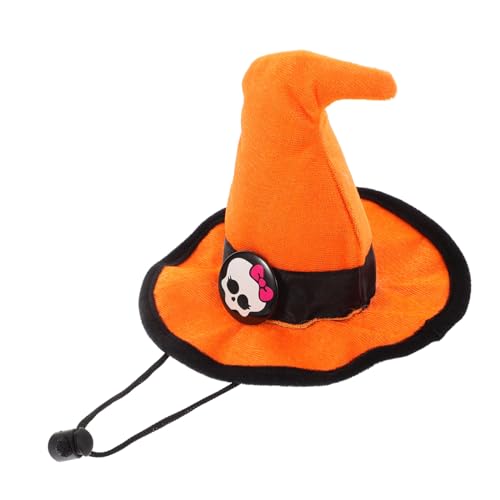 ifundom Verstellbarer Halloween Haustierhut aus Weichem Samt mit Lustiger Hunde und Katzen Kopfschmuck Orangefarbene Kostümhaube für Party und Fest Geeignet für Kleine Hunde und Katzen ifundom Verstellbarer Halloween Haustierhut aus Weichem Samt mit Lustiger Hunde und Katzen Kopfschmuck Orangefarbene Kostümhaube für Party und Fest Geeignet für Kleine Hunde und Katzen von ifundom