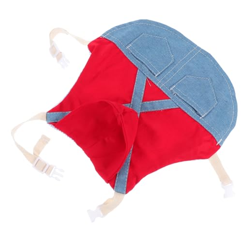 ifundom Verstellbares Kaninchen Geschirr Leine Atmungsaktives Haustier Brustgeschirr mit Trendiger Jeansoptik Strapazierfähiges Kaninchenzubehör für Outdoor und Fotoshootings von ifundom