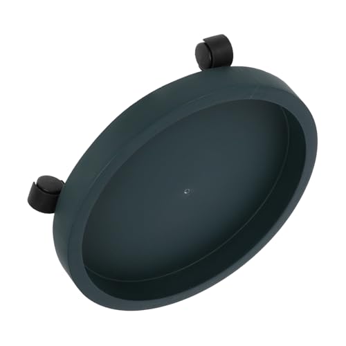 ifundom Wagen Für Blumentöpfe Tablett Auf Rädern Untersetzer Für Pflanzgefäße Auf Rädern Rollständer Wagen Für Blumenständer Garten Tablett Blumentopfer Pp Dark Green von ifundom