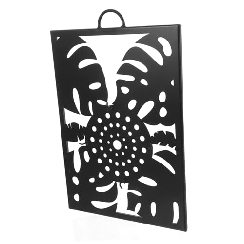 ifundom Wandpflanzer Metallrahmen Kunstvolles Pflanzbrett für Zimmerpflanzen Hängend Rustikale Wanddekoration Robustes Design Platzsparend Vielseitig Einsetzbar Elegant für Wohnräume von ifundom