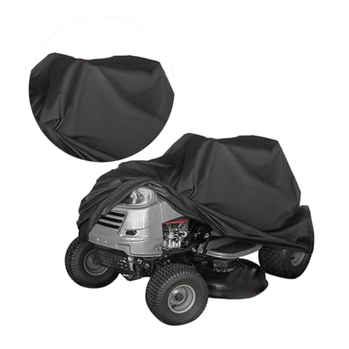 ifundom Wasserdichte UV beständige Abdeckung für Rasenmäher S Windfeste Outdoor schutzhülle aus Strapazierfähigem Polyester mit Befestigungsösen für Sicheren Halt von ifundom